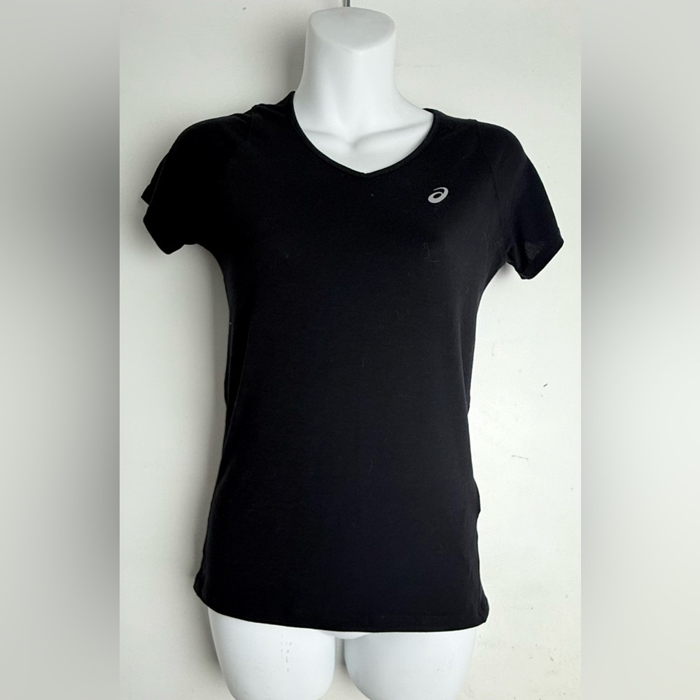 Asics Black Fitted Short Sleeve T-Shirt